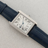Tank Watch 31mm square retro women's watch stainless steel quartz VJ24 3ATM Mineral Silver Gold
