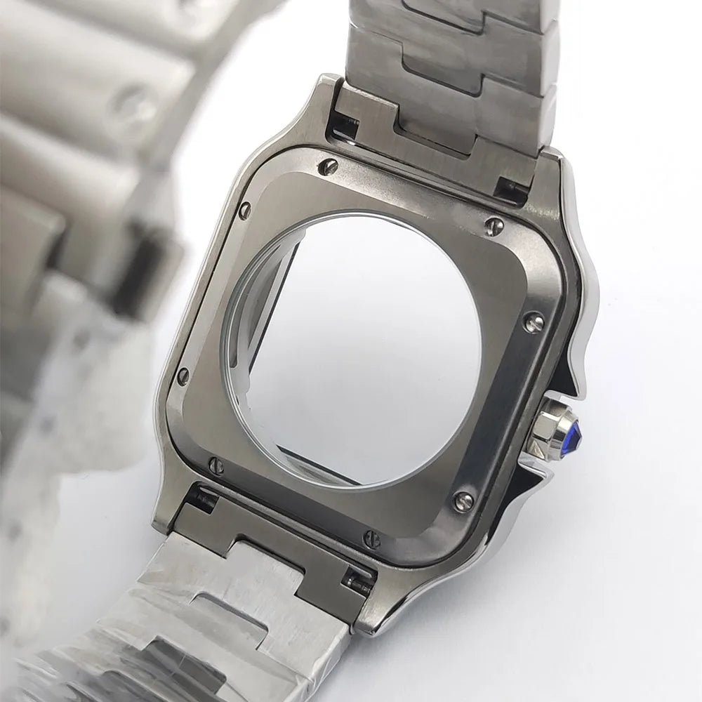 Nh35 Square Case Square Watch Case High quality 38mm NH35 case 316L polished stainless ...