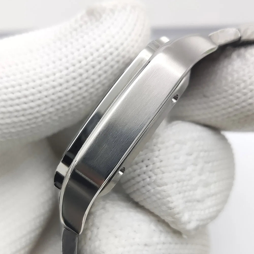Nh35 Square Case Square Watch Case High quality 38mm NH35 case 316L polished stainless ...