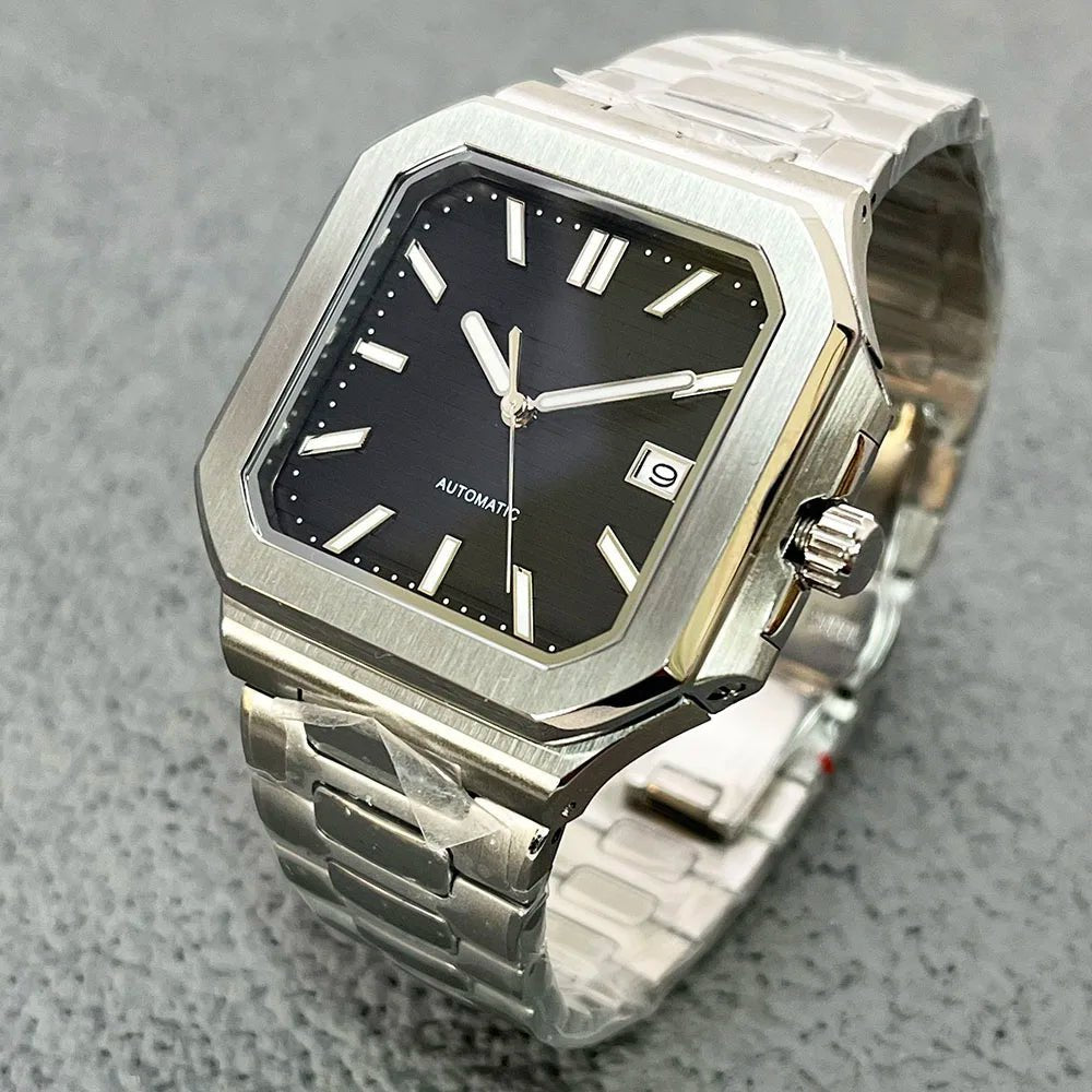 Square Watch TD303M 38MMN NH35 Automatic Movement 5bar Sapphire Multiple color - Tandorio Watches