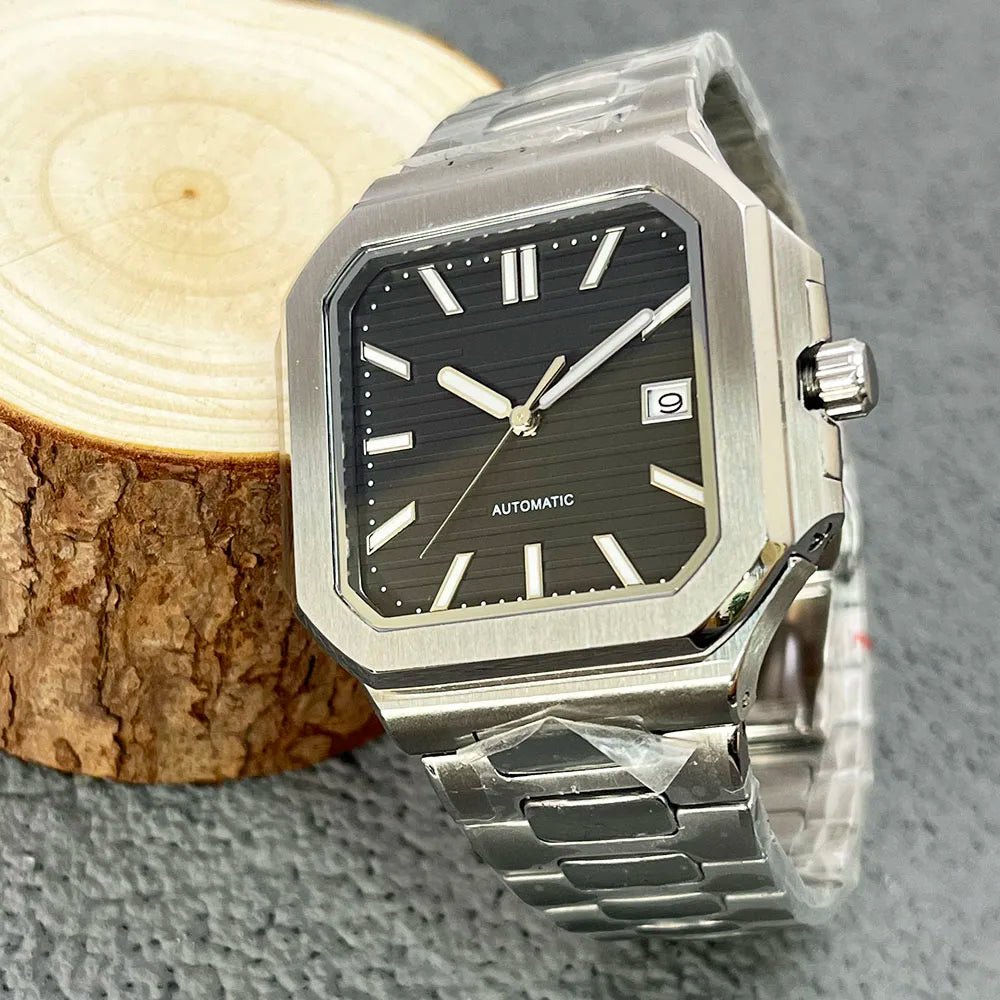 Square Watch TD303M 38MMN NH35 Automatic Movement 5bar Sapphire Multiple color - Tandorio Watches