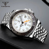 Tandorio 200m Waterproof NH34A GMT Movement Automatic Wristwatch for Men glass back sapphire - Tandorio Watches