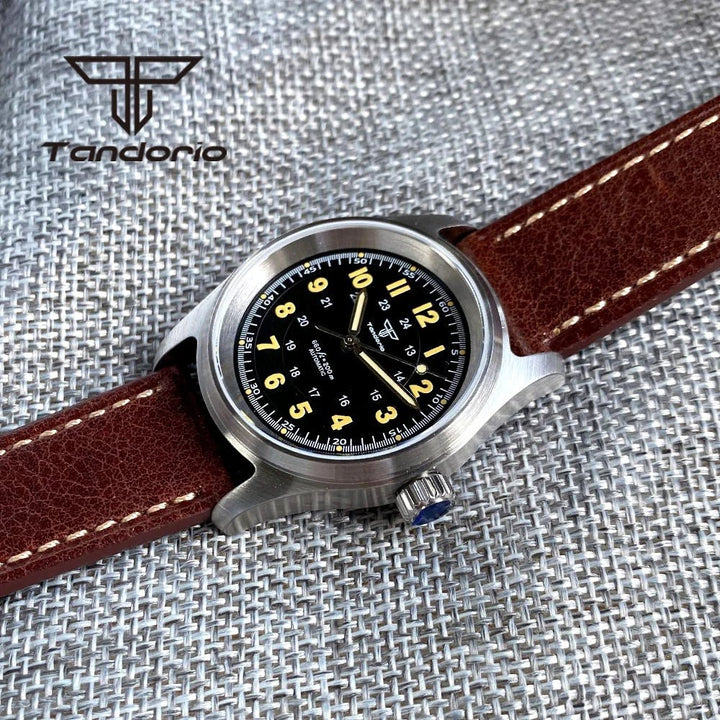 Tandorio 20ATM 36mm Pilot Watch NH35A Movement Sapphire Glass - Tandorio Watches