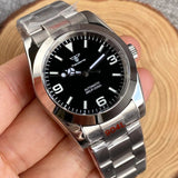 Tandorio 36mm 39mm Polish Bezel NH35A 100m Waterproof Sapphrie TD019 - Tandorio Watches