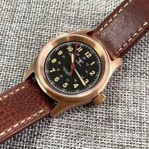 Tandorio 36mm Bronze Pilot NH35/PT5000 Mechanical Watch 200m Water Resistant Sapphire TD030 - Tandorio Watches