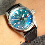 Tandorio 36mm Pilot Field watch NH35 Mechanical Sapphire Crystal 20Bar TD011 - Tandorio Watches