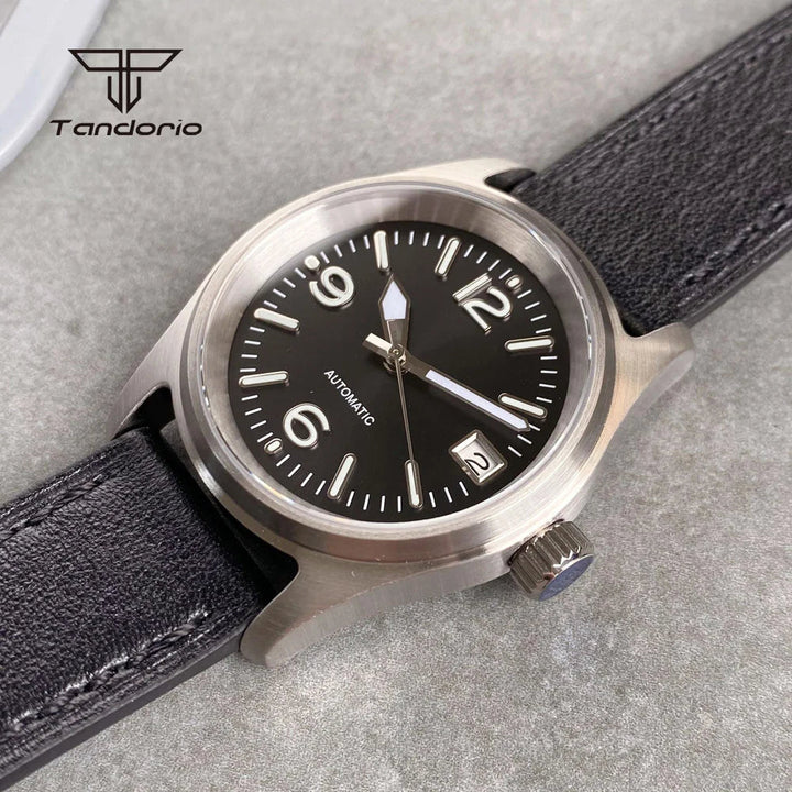 Tandorio 36mm Pilot NH35 Automatic Date 20atm Sapphire - Tandorio Watches