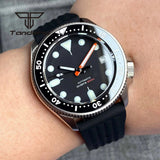 Tandorio 37mm NH35A 20bar Dive Automatic Watch Sapphire Glass Rotating Bezel Date Luminous TD035 - Tandorio Watches