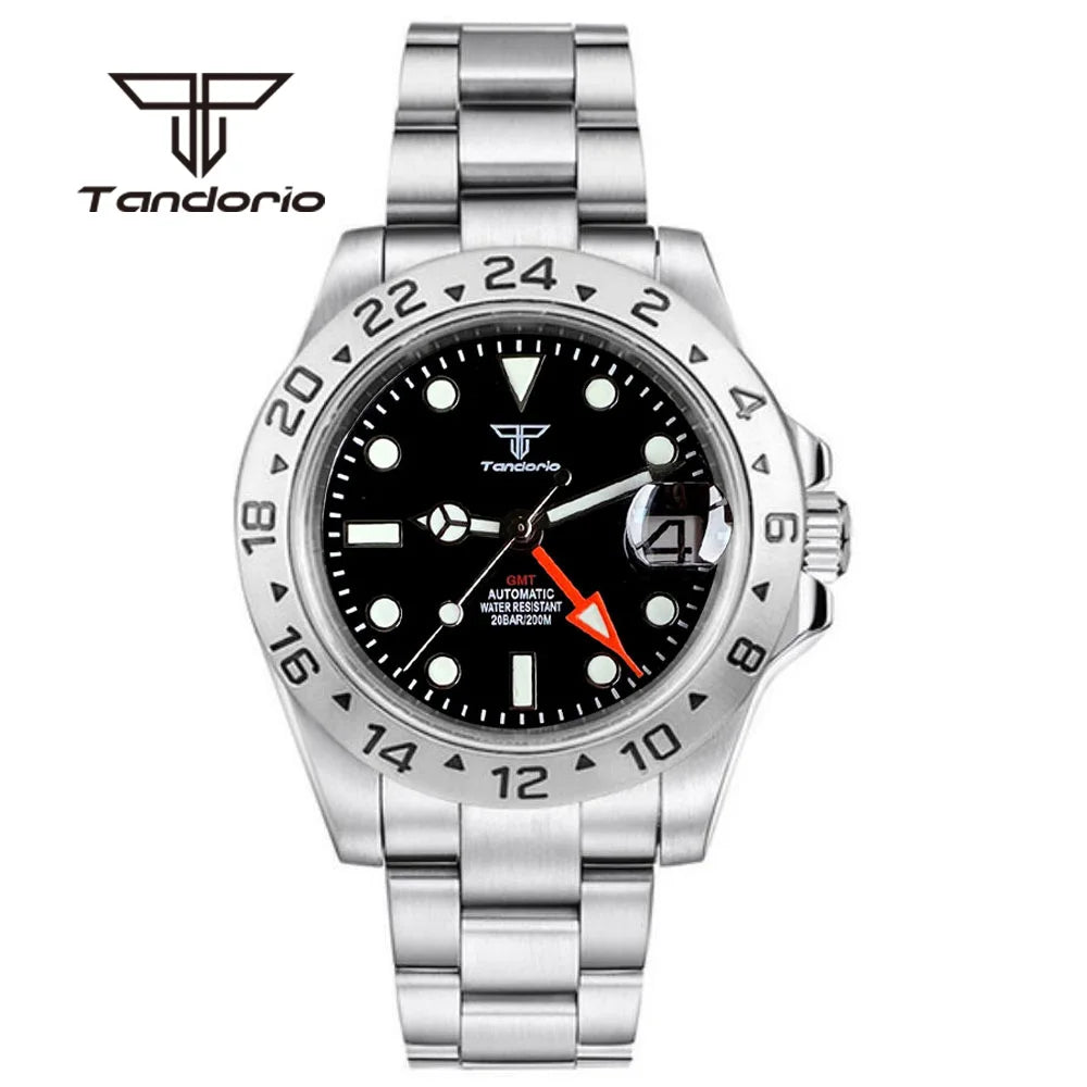 Tandorio TD051 39mm NH34A GMT Watch 10bar Diver Sapphire Tandorio TD051 39mm NH34A GMT Watch 10bar Diver Sapphire