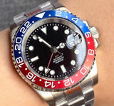 Tandorio 40mm NH34 GMT Automatic Watch sterile Sapphire Crystal 20ATM TD014 - Tandorio Watches