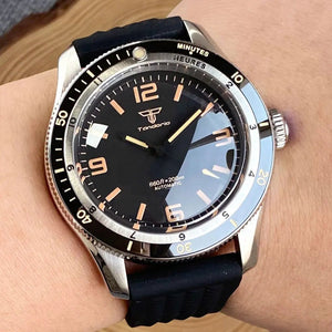 Tandorio 40mm PT5000 Automatic 200M Waterproof Sapphire Diver TD010 - Tandorio Watches