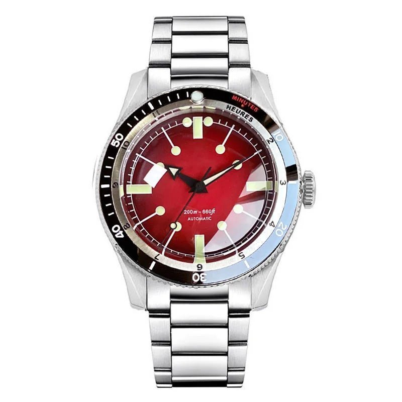 Tandorio 40mm PT5000 Automatic 200M Waterproof Sapphire Diver TD010 - Tandorio Watches