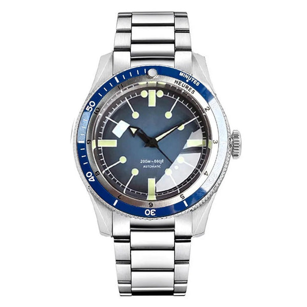 Tandorio 40mm PT5000 Automatic 200M Waterproof Sapphire Diver TD010 - Tandorio Watches