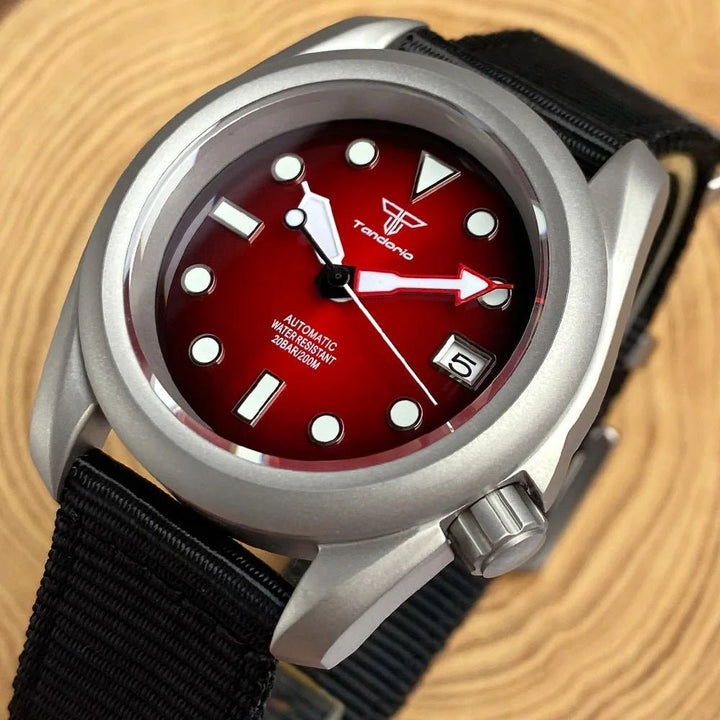 Tandorio 40mm Sandblast watch 200m Waterproof NH35 Field watch sapphire - Tandorio Watches