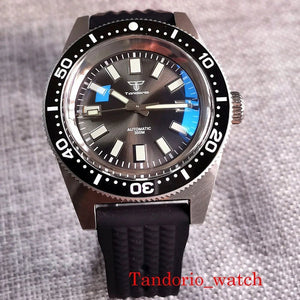 Tandorio 41mm 62MAS 300m Diving AR Domed Sapphire Glass ceramic NH35A Movement TD048 - Tandorio Watches