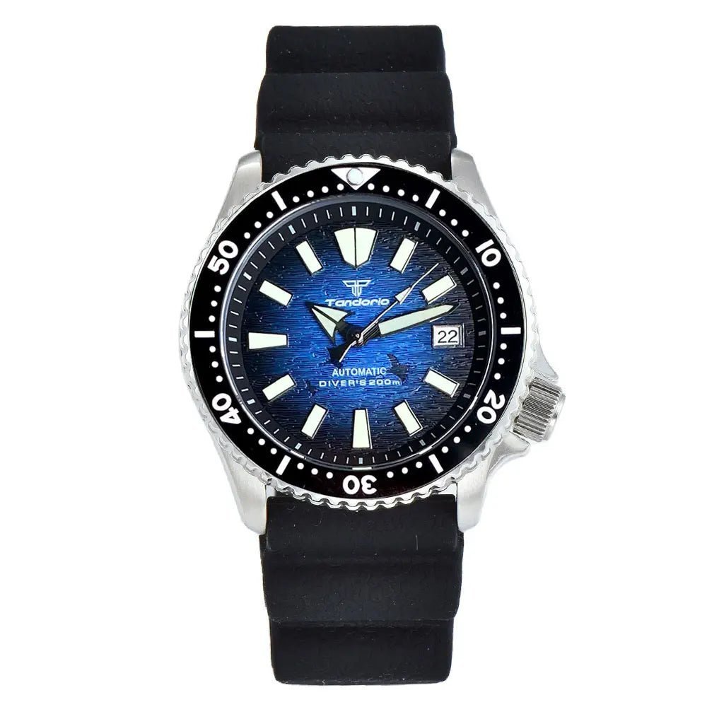 Tandorio 41mm NH35 Dive Automatic 200m Water Resistant Sapphire TD029 - Tandorio Watches