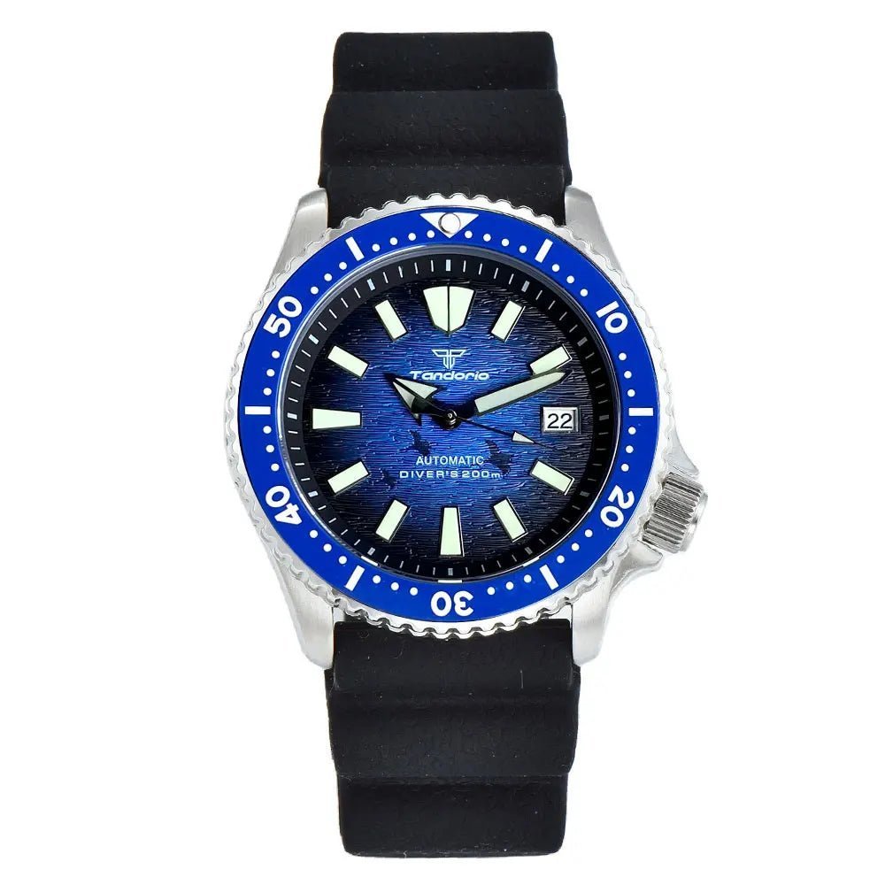 Tandorio 41mm NH35 Dive Automatic 200m Water Resistant Sapphire TD029 - Tandorio Watches