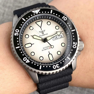 Tandorio 41mm SKX Diver Seiko NH36A Automatic Sapphire 20bar TD006 - Tandorio Watches