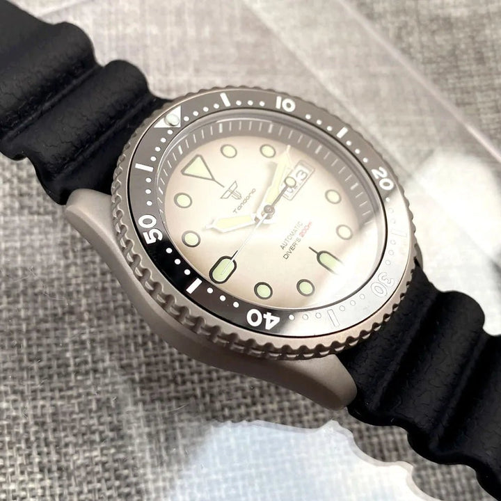 Tandorio 41mm SKX Diver Seiko NH36A Automatic Sapphire 20bar TD006 - Tandorio Watches