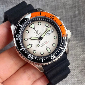 Tandorio 41mm SKX Diver Seiko NH36A Automatic Sapphire 20bar TD006 - Tandorio Watches