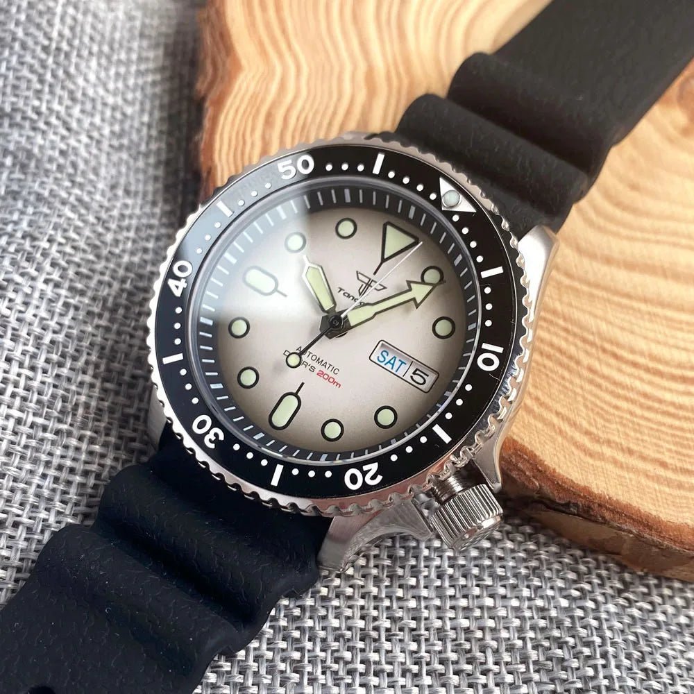 Tandorio 41mm SKX Diver Seiko NH36A Automatic Sapphire 20bar TD006 - Tandorio Watches