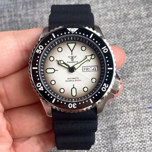 Tandorio 41mm SKX Diver Seiko NH36A Automatic Sapphire 20bar TD006 - Tandorio Watches