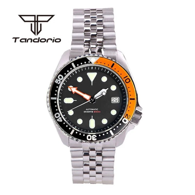 Tandorio 41mm skx007 NH35A 20bar Automatic Dive Sapphire TD202 Tandorio Watches