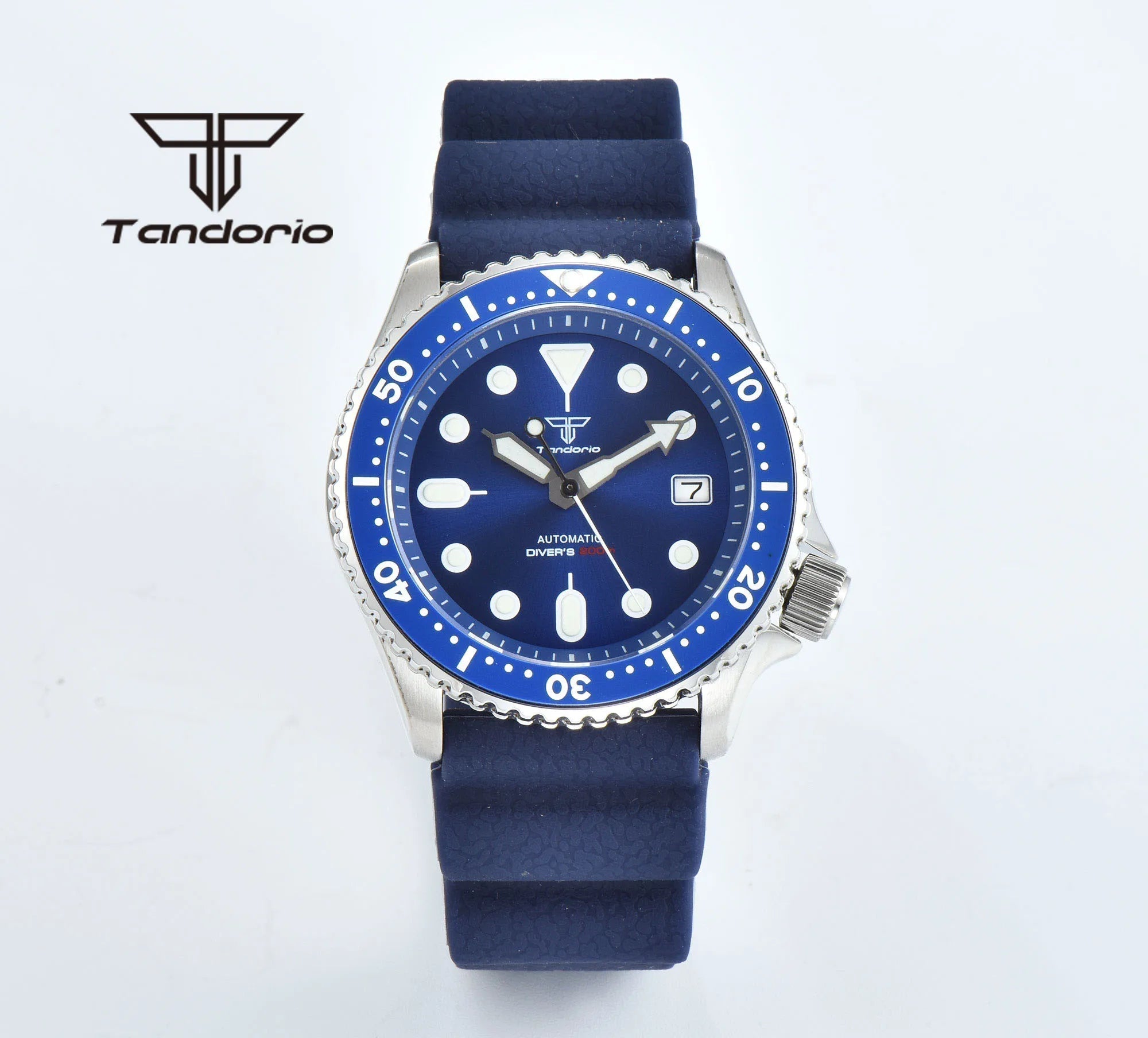 Tandorio 41mm skx007 NH35A 20bar Automatic Dive Sapphire TD005 - Tandorio Watches