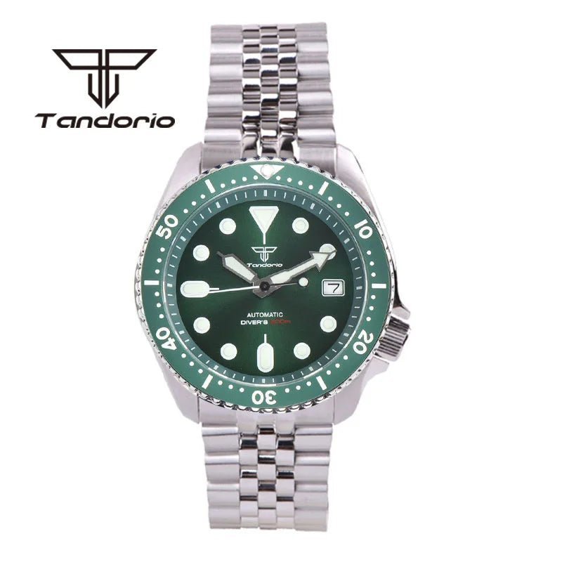 Tandorio 41mm skx007 NH35A 20bar Automatic Dive Sapphire TD005 - Tandorio Watches