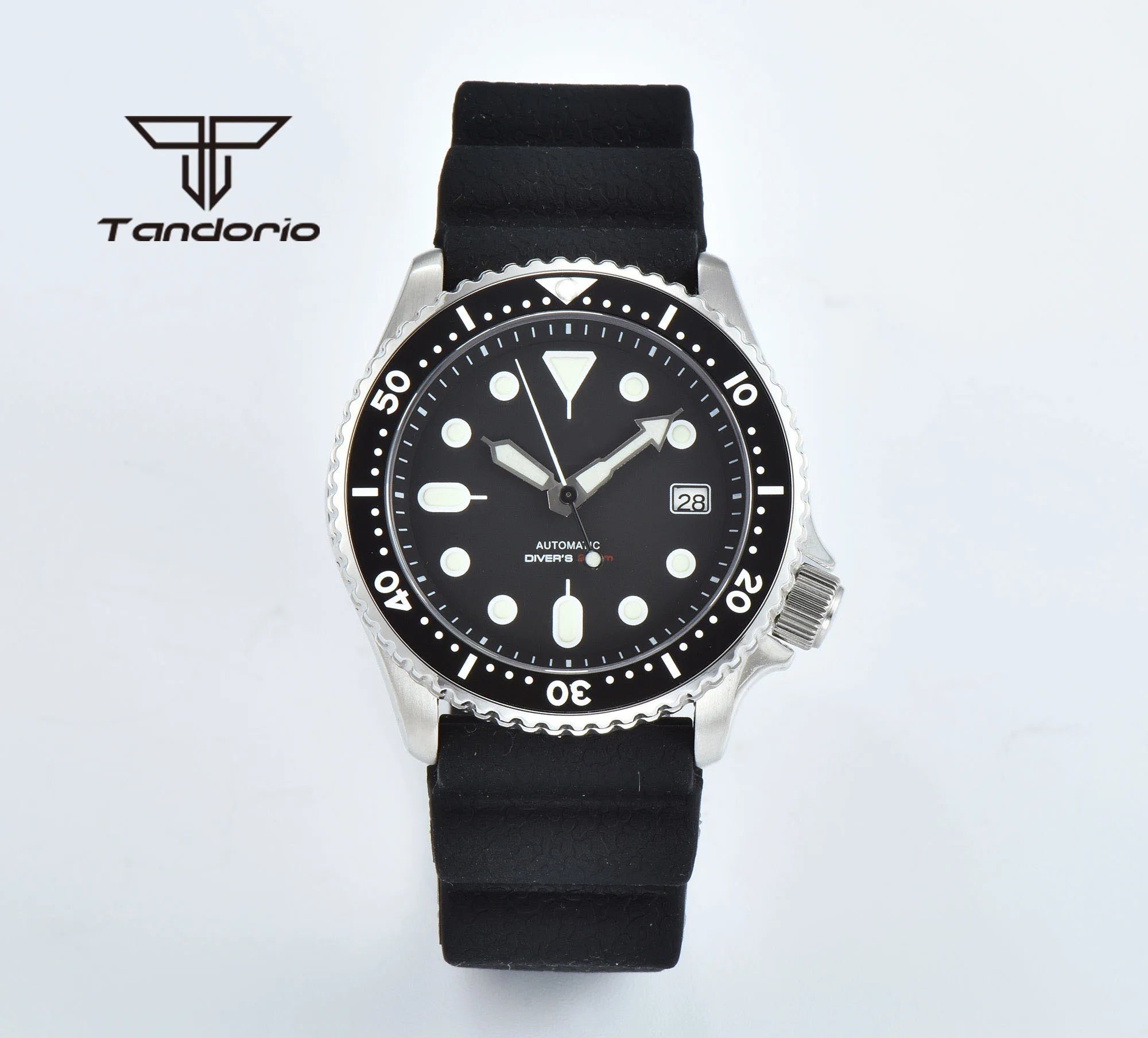 Tandorio 41mm skx007 NH35A 20bar Automatic Dive Sapphire TD005 - Tandorio Watches