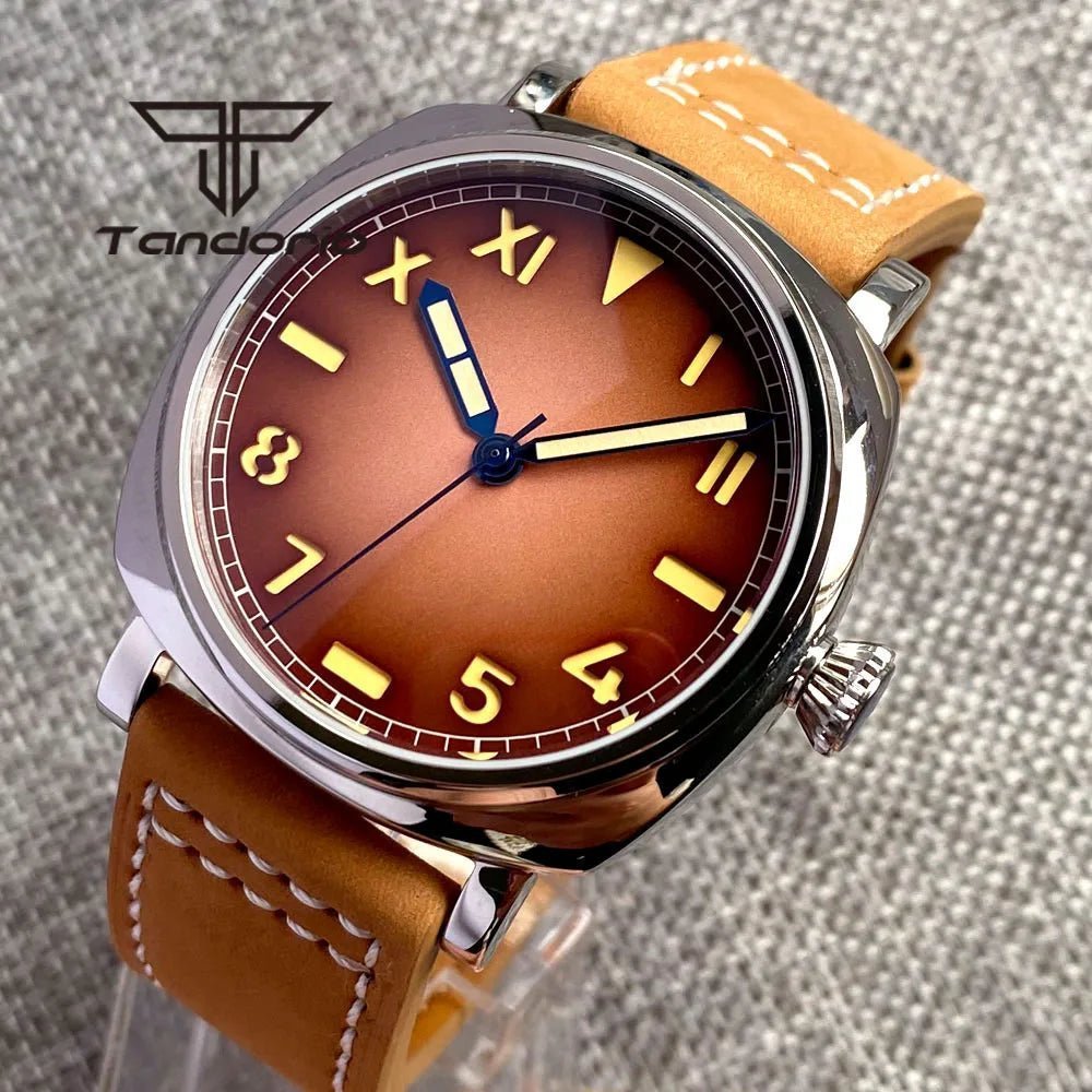 Tandorio 42mm NH35A Automatic 20bar Pilot Sapphire TD013 - Tandorio Watches