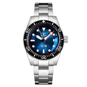 Tandorio AR Sapphire 62mas 200m Diving NH35 Mechanical Watch Sunburst TD015 - Tandorio Watches