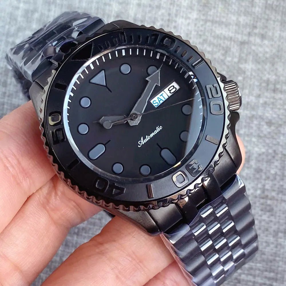 Tandorio Domed Sapphire Glass SKX Mod NH36 Movt Ceramic SUB Dial 200m Diver - Tandorio Watches