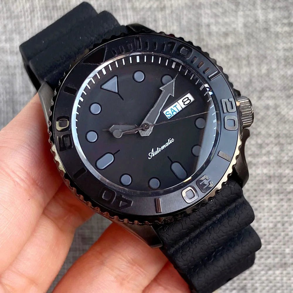 Tandorio Domed Sapphire Glass SKX Mod NH36 Movt Ceramic SUB Dial 200m Diver - Tandorio Watches