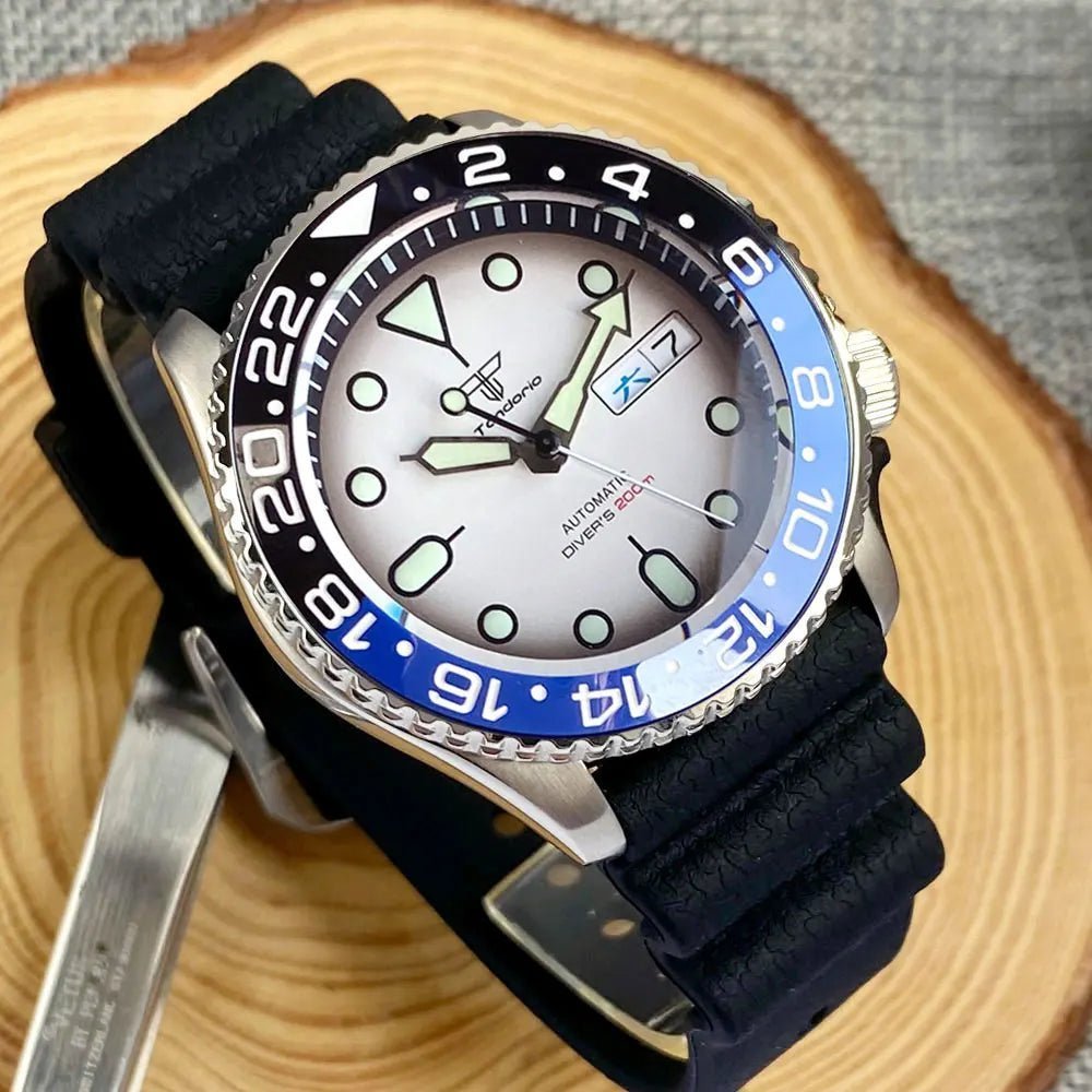 Tandorio Domed Sapphire SKX Mod NH36 Movt Ceramic 41mm 200m Diver TD21 Tandorio Watches