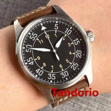 Tandorio Japan NH35A PT5000 automatic Pilot Men Watch 39mm 20bar - Tandorio Watches