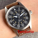 Tandorio Japan NH35A PT5000 automatic Pilot Men Watch 39mm 20bar - Tandorio Watches