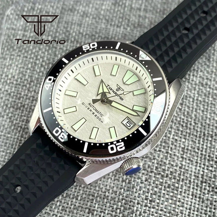 Tandorio NH35A 42.5mm SBDX001 200m Men's Automatic Dive Watch Sapphire TD001 - Tandorio Watches