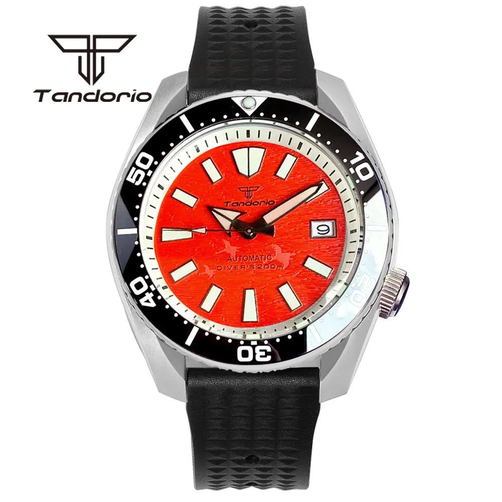 Tandorio NH35A 42.5mm SBDX001 200m Men's Automatic Dive Watch Sapphire TD001 - Tandorio Watches