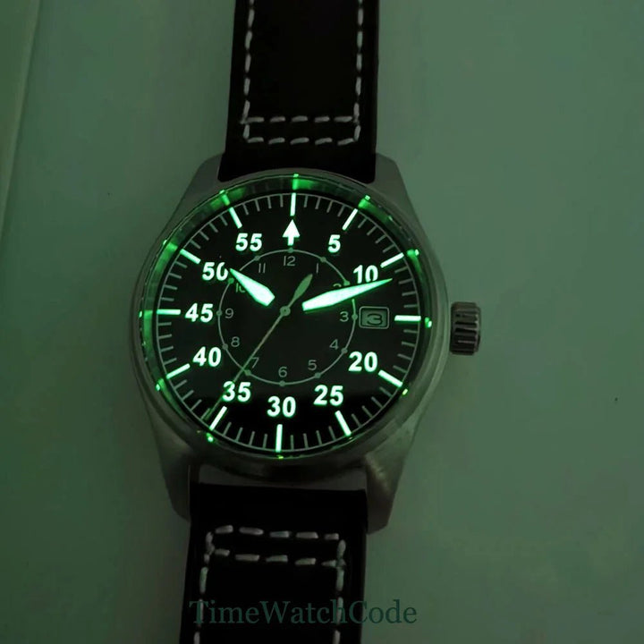 Tandorio NH35A Automatic 39mm Pilot 200m Waterproof Sapphire Crystal TD012 - Tandorio Watches