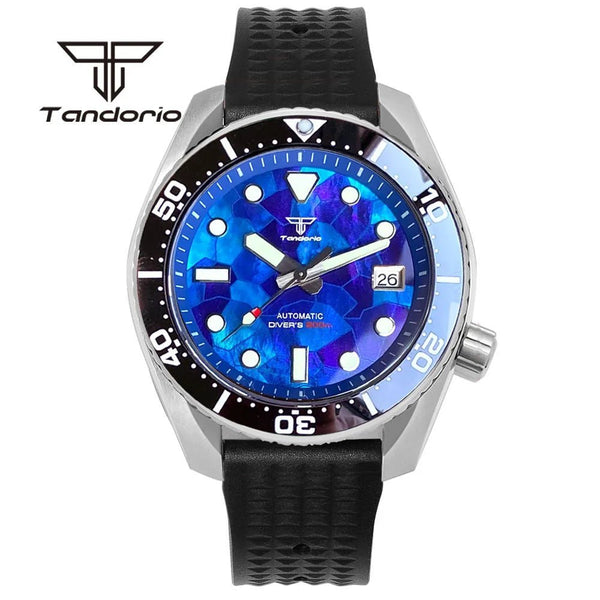 Tandorio NH35A SBDX001 42.5mm 20Bar Dive Men's Automatic Sapphire TD002 - Tandorio Watches