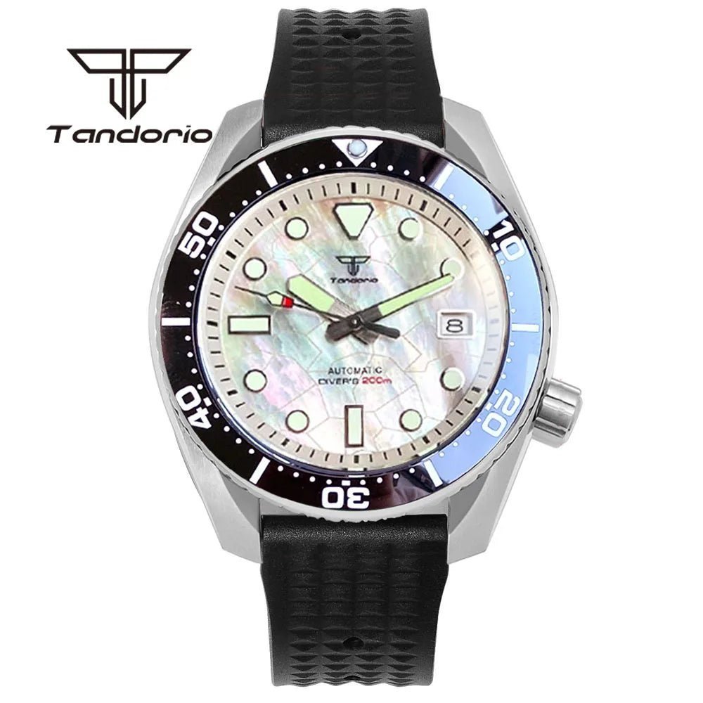 Tandorio NH35A SBDX001 42.5mm 20Bar Dive Men's Automatic Sapphire TD002 - Tandorio Watches