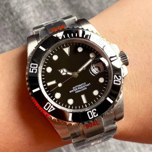 Tandorio Sterile 40mm NH35 Automatic 10ATM Water Resist Diver Sapphire TD021 - Tandorio Watches