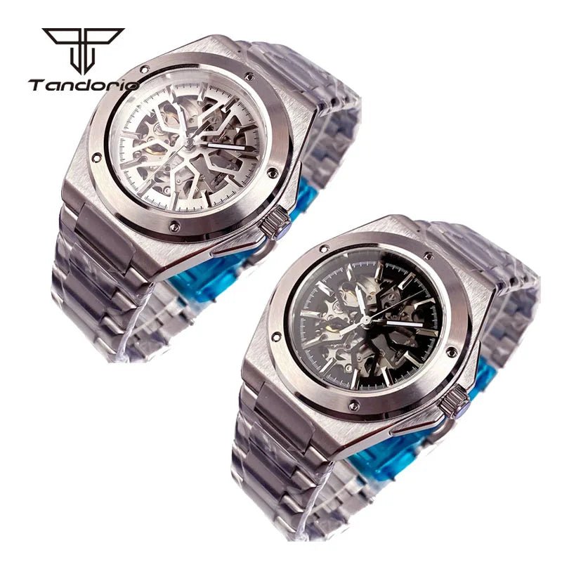 Tandorio TD331S Skeleton engineer watch NH70 Automatic Sapphire Diver ...