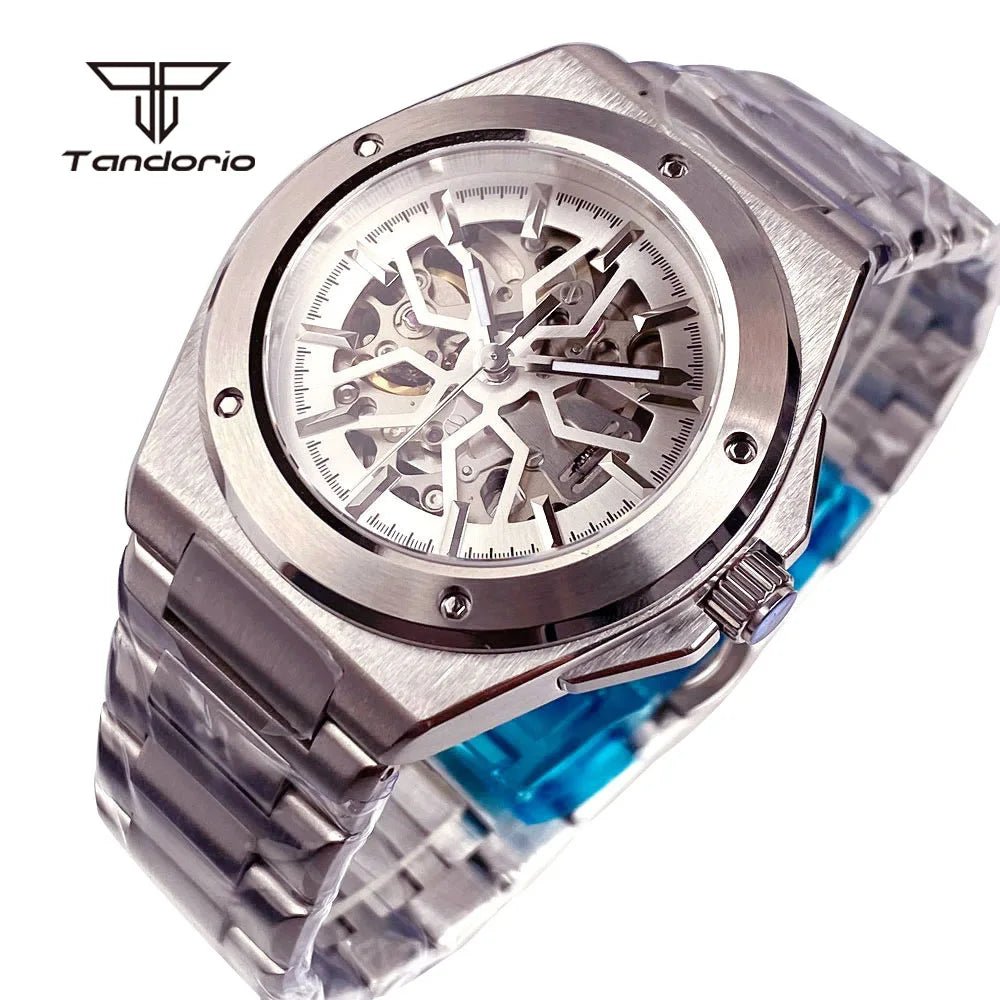 Tandorio TD331S Skeleton engineer watch NH70 Automatic Sapphire Diver 20bar - Tandorio Watches