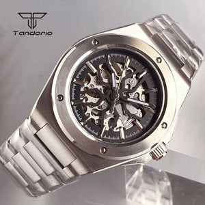 Tandorio TD331S Skeleton engineer watch NH70 Automatic Sapphire Diver 20bar - Tandorio Watches