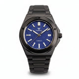 40mm PVD Black Engineer Watch Tandorio TD331P NH35 Automatic Sapphire Glass 100m Waterproof