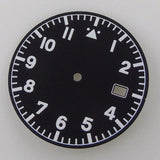 Ti - 2 Titanium Pilot Watch Case Aviator Watch Case 39mm for NH35 NH36 NH38 PT5000 ETA2824 SW200 Movement Sapphire 200M Waterproof - Tandorio Watches