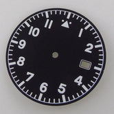 Ti - 2 Titanium Pilot Watch Case Aviator Watch Case 39mm for NH35 NH36 NH38 PT5000 ETA2824 SW200 Movement Sapphire 200M Waterproof - Tandorio Watches