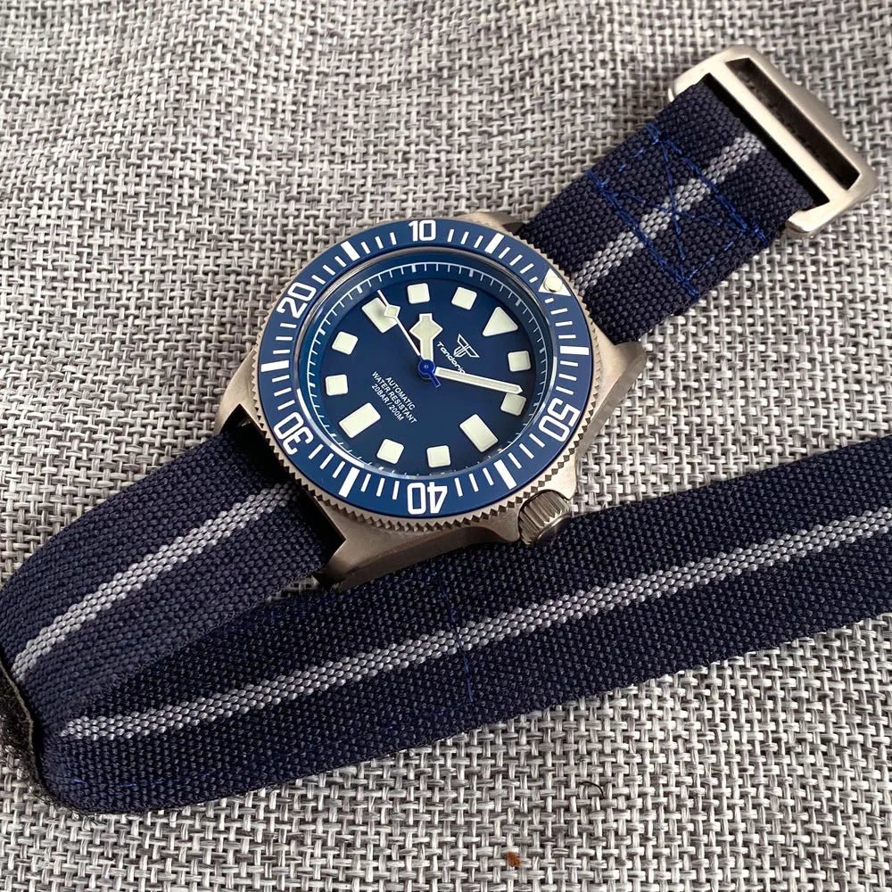 Titanium Diver Tandorio FXD TD267 42mm NH35 PT5000 Automatic Sapphire 200M Dive Watches Luminous Montres hommes Luminous - Tandorio Watches